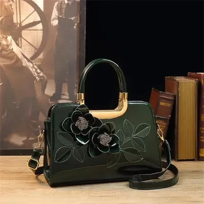 Modern Style Leather Handbag