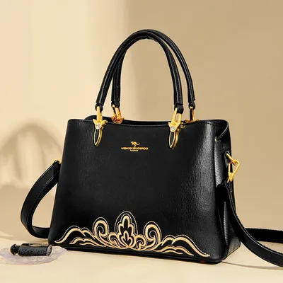 Classic Chic Leather Hand Bag