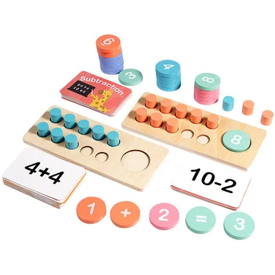 Wooden Montessori Counting & Learning Toy