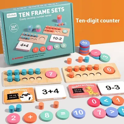 Wooden Montessori Counting & Learning Toy