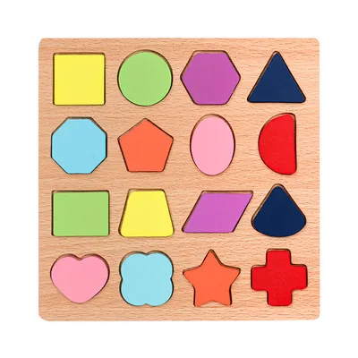 Shape Smart Wooden Puzzle Board