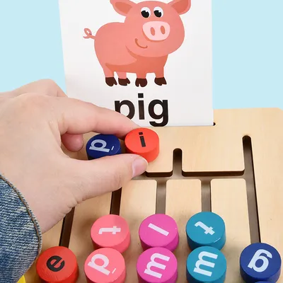 ABC Word Play Spelling Puzzle Board