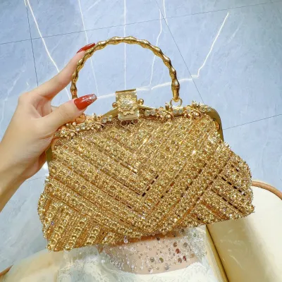 High-End Rhinestone Party Handbag | Luxury Diamond Chain Shoulder & Crossbody Bag