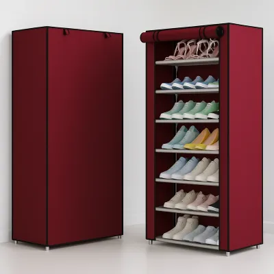 Folding Cloth Shoe Rack (9 Layer)
