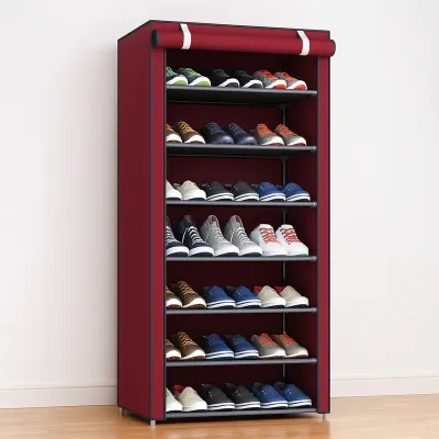 Folding Cloth Shoe Rack (9 Layer)