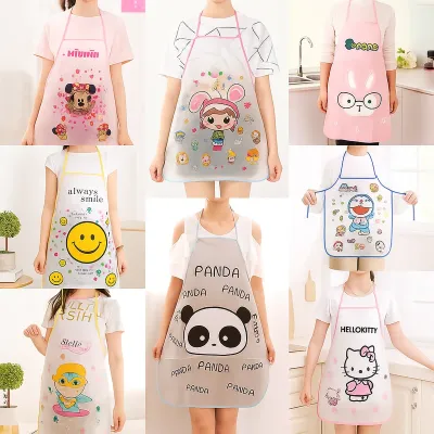 Re Usable Waterproof Cartoon Design Kitchen Apron