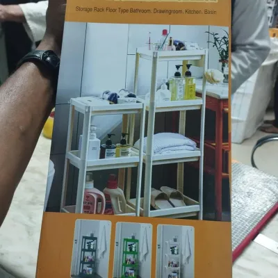 4 Tiers Rectangular Storage Rack