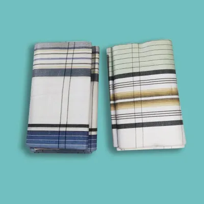 Sirajgonj Premium White Lungi (2 Pis Combo)