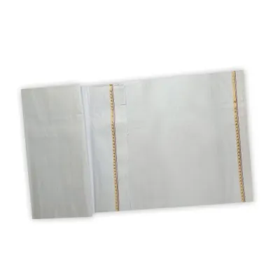Premium White Color Lungi (4 Pis Combo)