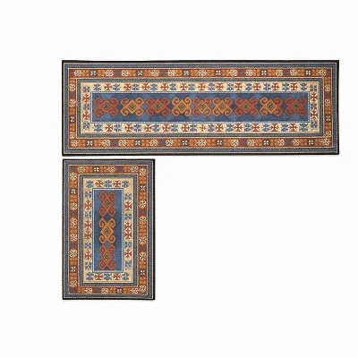 Carpet Set Kitchen Rugs Decoration ( 2 pcs Set )