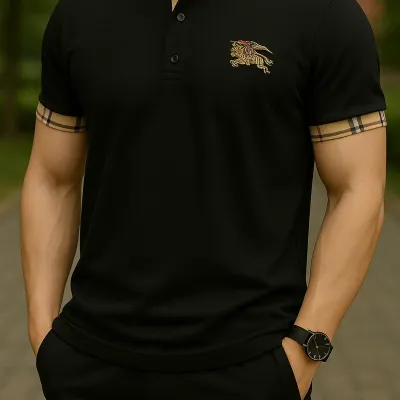 Deluxe Half-Sleeve Polo Shirt