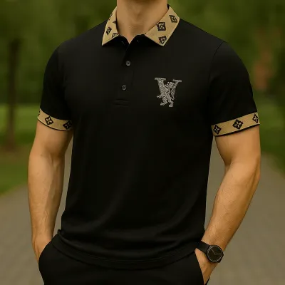 Deluxe Half-Sleeve Polo Shirt