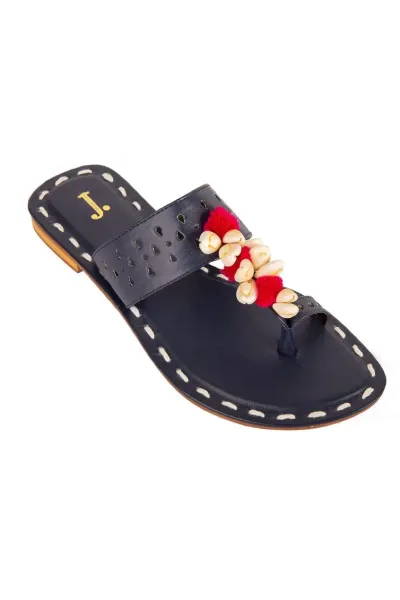 Pakistani Original J. ( Junaid Jamshed) Womens Footwear _ Navy Blue