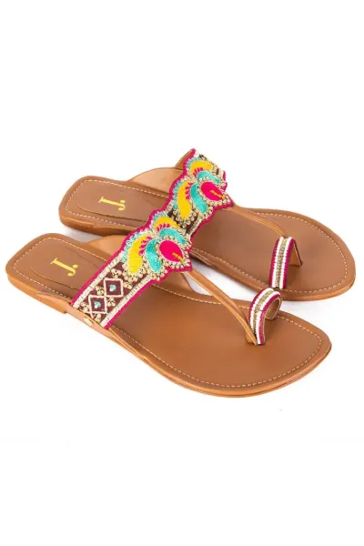 Pakistani Original J. ( Junaid Jamshed) Women's Footwear _Multicolor
