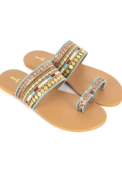 Pakistani Original J. ( Junaid Jamshed) Women's Footwear _ Multi Color