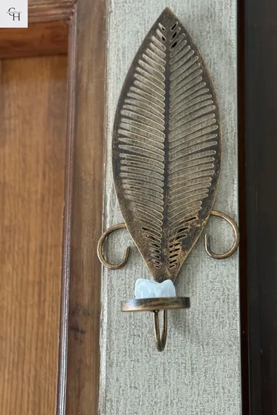 Wall Hanging Iron Candlestick