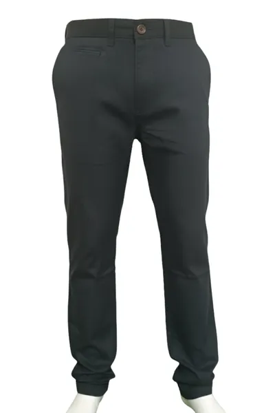 Men’s Classic Slim-Fit Black Formal Pant