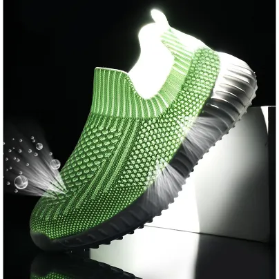 Breathable Knit Slip-On Sneakers 🌿👟