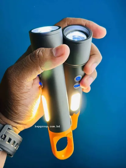 স্পেশাল অফার !! GearUP K57 Multifunctional Rechargeable Torch & GearUP GP007 45W Fast Charging PD Combo