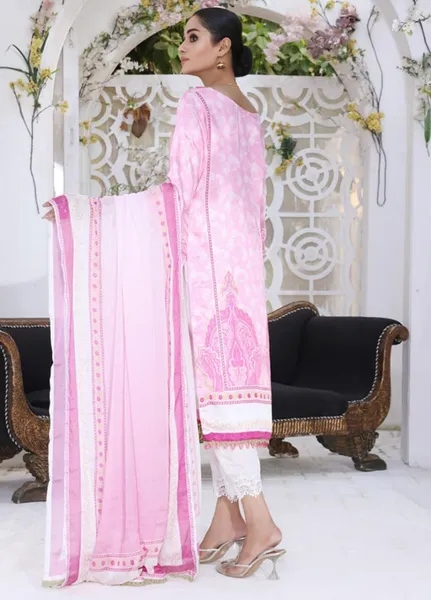 Ravishing By Regalia Textiles Printed Charmeuse Silk Suits Unstitched 2 Piece_Pink