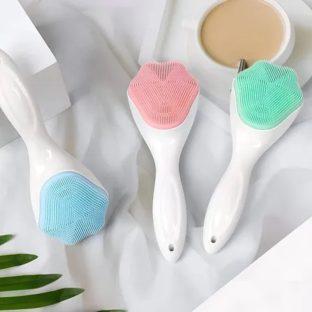 Silicone Cat Paw Facial Cleansing Brush (1 pc)