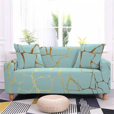 Elegent High Quality Print Sofa Cover 026