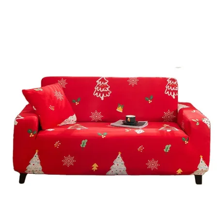 Christmas l sofa cover