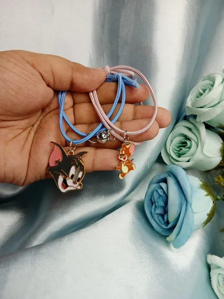 Tom & Jerry Rope Design Magnet Couple Bracelet ( 2 Pcs )