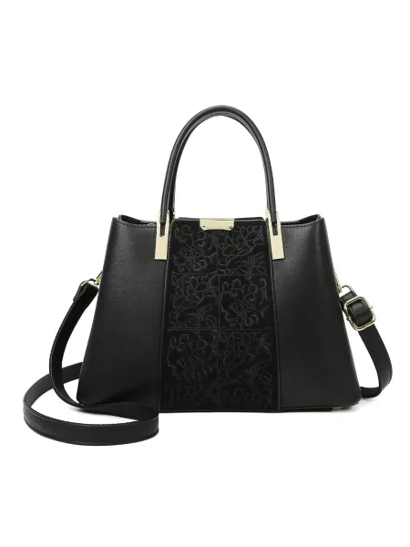 Black embroidery