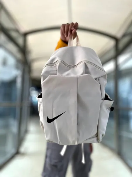 NK Student Backpack Full White 