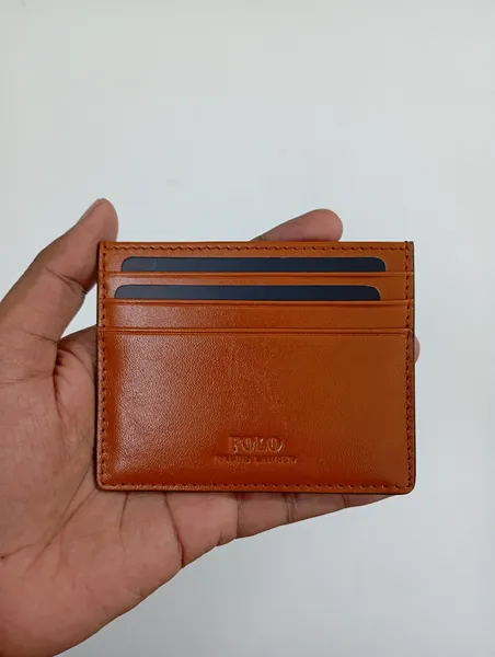 Polo Ra'lph Lau'ren Bear Print Card Holder -Black 