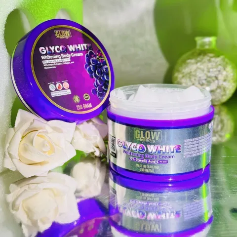 Glow industry glyco whitening body cream 250g	