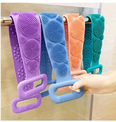 Exfoliating Silicone Back Scrubber Belt (1 pc)
