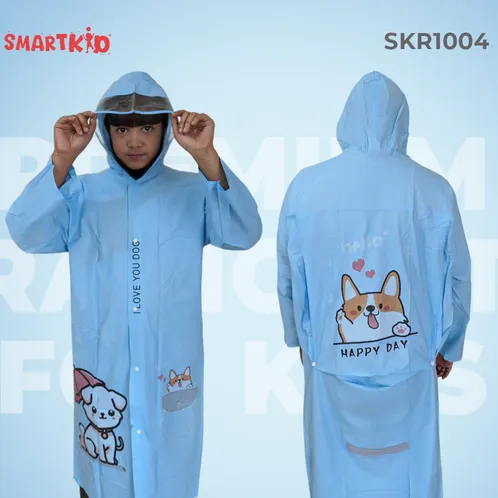 Blue  Raincoat for Kids SKR108