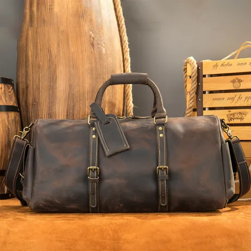 GENUINE LEATHER HIGH END TRAVEL BAG GB-MR4016