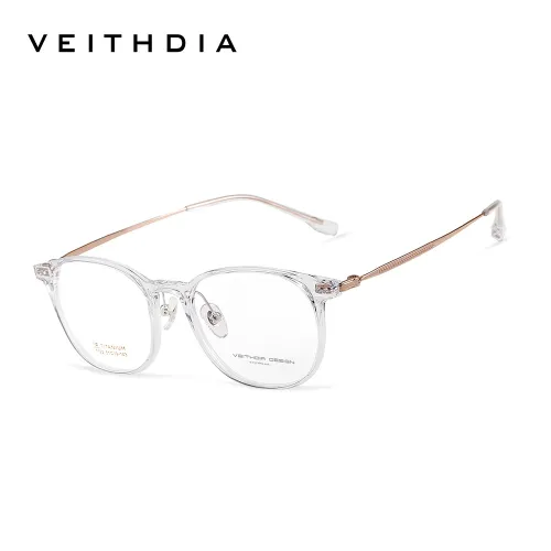 Pure Titanium Feet Retro Optical Myopia Glasses 