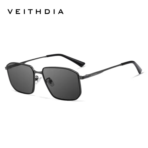 Broadcast Thickeneded Square Frame High-Definition Nylon Polarized Sunglasses