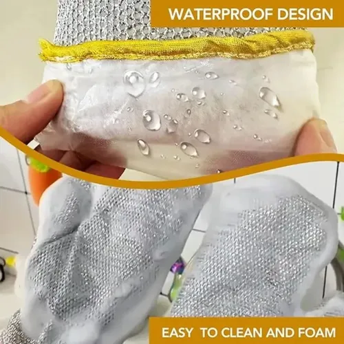 Water proof dishwashing clinging gloves 