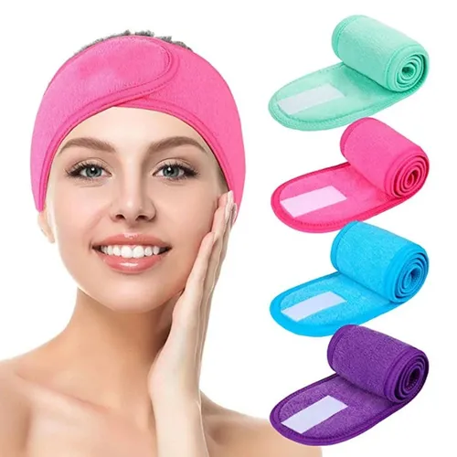 Bath Makeup Hair Wrap Facial Head Band (2 pc)