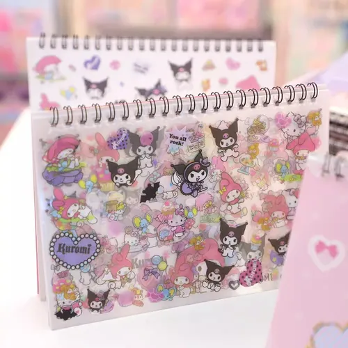 Kawaii Cartoon Coil Sticker Book 