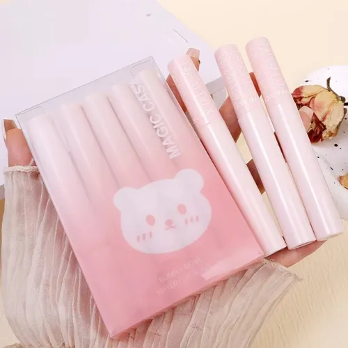 Magic Casa Bubbly Bear Lip Glaze Set (5 Pcs)