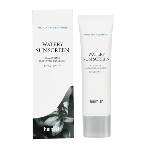 HEIMISH MORINGA CERAMIDE HYALURONIC ACID HYDRATING WATERY SUNSCREEN 50ML