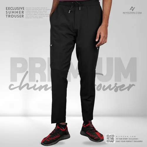 Premium Five Pocket Trouser – Black | প্রিমিয়াম পাচঁ পকেট ট্রাউজার – ব্ল্যাক 