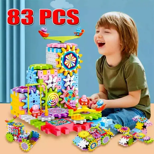 83PCS Building Block Set Diy Toy (Battery operated 1 Motor)