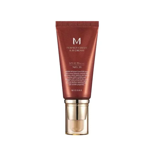 [Missha] M Perfect Cover B.B Cream (50ml) - Shade #31 Golden Beige