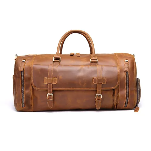 Men’s Cowhide Leather Travel Bag