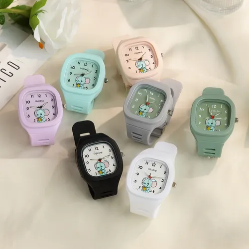 Boys & Girls Korean Style Cartoon Silicone Watch