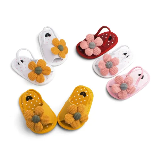 Baby Girl Cotton Anti-Slip Sandals
