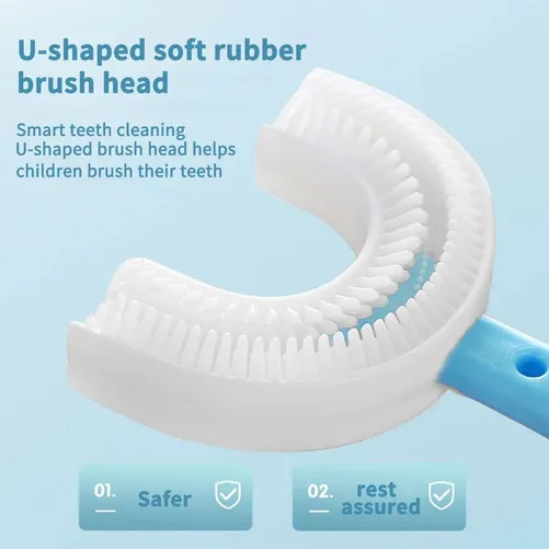Colorful Baby U Shape Toothbrush (1 pc)