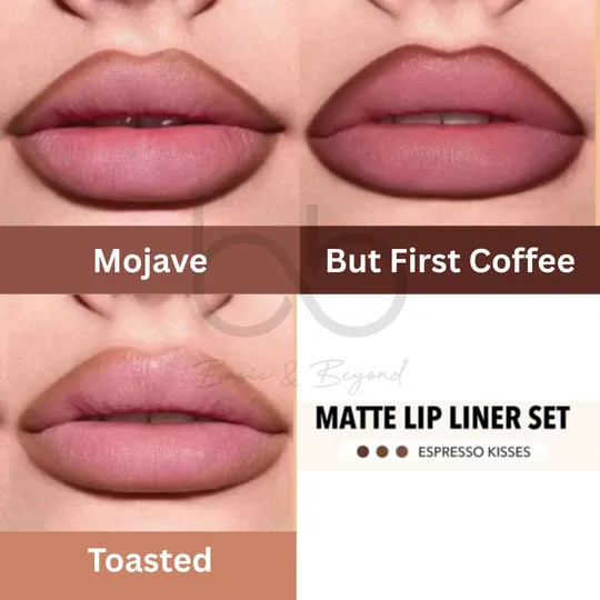 SHEGLAM So Lippy Lip Liner Set -Expresso Kisses 